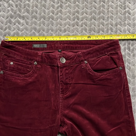 EUC Kut From the Kloth Diana Skinny Red Corduroy Pants - Picture 7 of 11